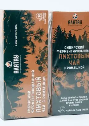 Чай пихтовый с ромашкой
