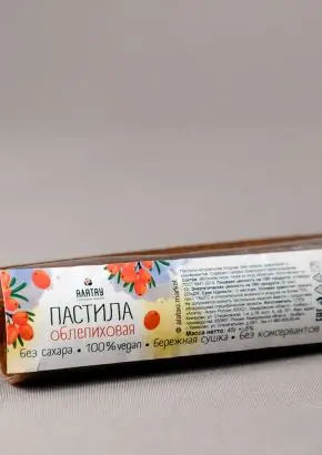 Пастила облепиховая (без сахара) 45 г