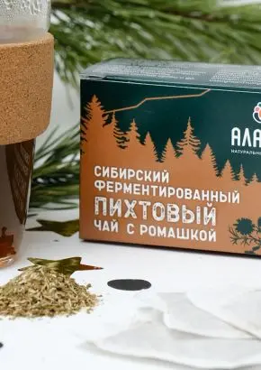 Чай пихтовый с ромашкой