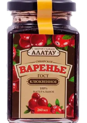 Варенье из Клюквы, 260 мл