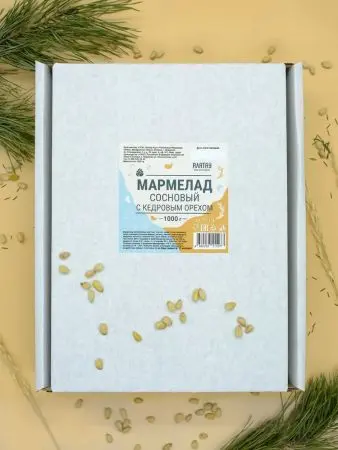 Мармелад сосновый с Кедровыми орешками, 1 кг