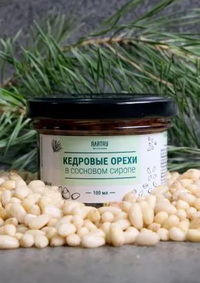 Кедровый орех в Сосновом сиропе, 100 мл Кедровый орех в Сосновом сиропе, 100 мл