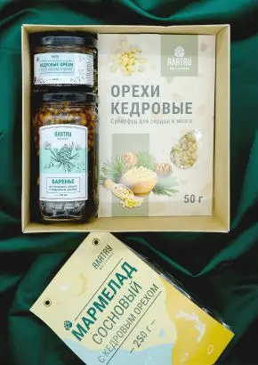 Подарочный набор «Кедровый» 4 в 1