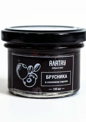 Брусника в сосновом сиропе, 100 мл Брусника в сосновом сиропе, 100 мл