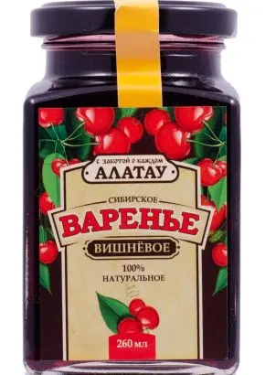 Варенье Вишневое, 260 мл Варенье Вишневое, 260 мл