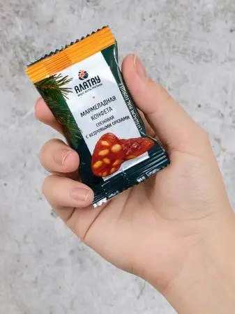 Мармелад сосновый с кедровыми орешками, 1 кг