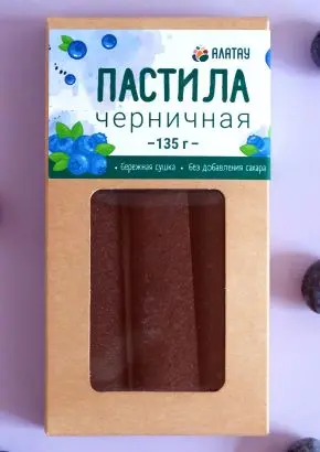 Пастила черничная (без сахара) 135 г